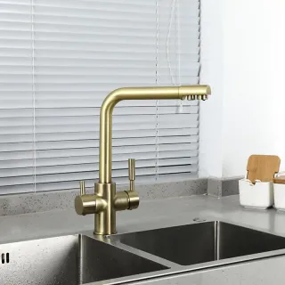 Смеситель для кухни Frap F4352-4 бронза